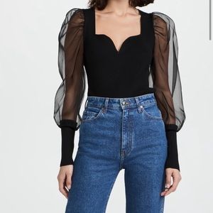 Veronica beard organza top